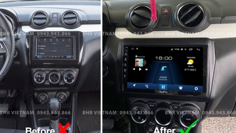 Màn hình DVD Android liền camera 360 xe Suzuki Swift 2019 - nay | Oled Pro X5S 